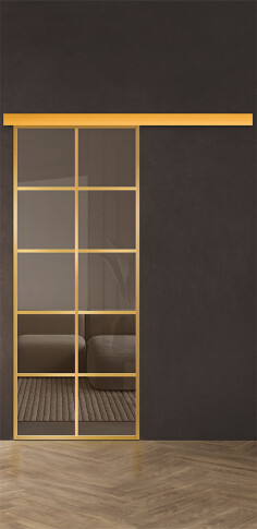 Межкомнатная дверь Спейс Ап 9 Gold - фото