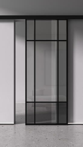 Межкомнатная дверь Спейс Ап 7 Black - фото