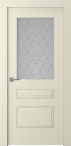 Межкомнатная дверь Роялти Эмаль шампань - фото