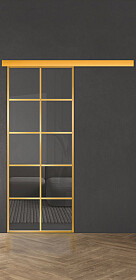 Межкомнатная дверь Спейс Ап 9 Gold - фото