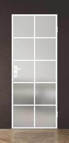 Межкомнатная дверь Спейс Апр 9 White - фото Межкомнатная дверь Спейс Апр 9 White - фото