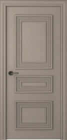 Межкомнатная дверь Палаццо 3/1 Эмаль мокко - фото