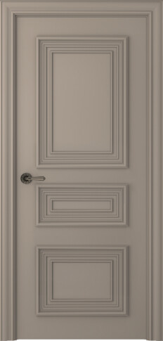 Межкомнатная дверь Палаццо 3/1 Эмаль мокко - фото