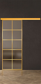 Межкомнатная дверь Спейс Ап 9 Gold - фото