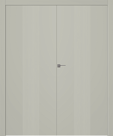 Межкомнатная дверь Ивент 1 Эмаль шёлк Двойная - фото