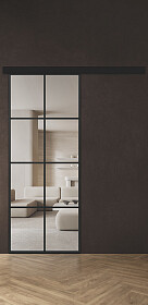 Межкомнатная дверь Спейс Ап 5 Black - фото