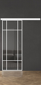 Межкомнатная дверь Спейс Ап 7 White - фото Межкомнатная дверь Спейс Ап 7 White - фото