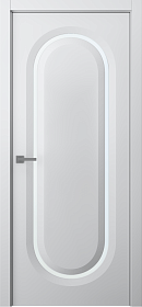 Межкомнатная дверь Аргентум 1D Эмаль белый - фото Межкомнатная дверь Аргентум 1D Эмаль белый - фото