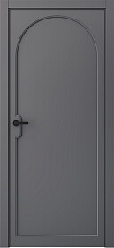 Межкомнатная дверь Триумф 1 Эмаль графит - фото Межкомнатная дверь Триумф 1 Эмаль графит - фото