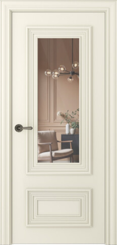 Межкомнатная дверь Палаццо 2 Эмаль шампань - фото