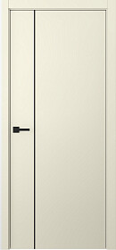 Дв.полотно Пвдгщ "Avesta 1V" Эмаль Шампань 2,0-0,8 Smartcore С Молдингом Чёрный Распашная