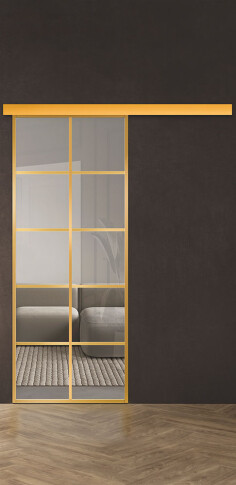 Межкомнатная дверь Спейс Ап 9 Gold - фото