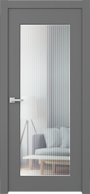 Межкомнатная дверь Белла 1 Эмаль графит - фото