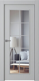 Межкомнатная дверь Ламира 1 Эмаль пепельный - фото