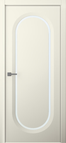 Межкомнатная дверь Аргентум 1D Эмаль шампань - фото