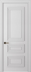 Межкомнатная дверь Палаццо 3/1 Эмаль белый - фото