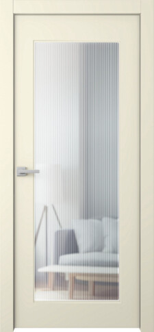Межкомнатная дверь Белла 1 Эмаль шампань - фото