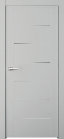 Межкомнатная дверь Split Эмаль пепельный - фото