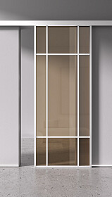 Межкомнатная дверь Спейс Ап 7 White - фото