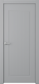 Межкомнатная дверь Белла 1 Эмаль светло-серый - фото