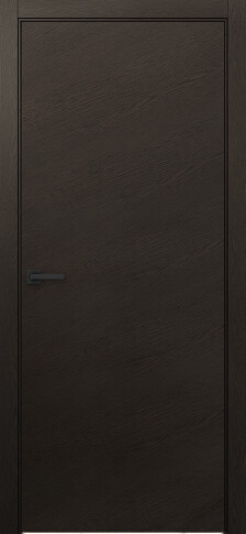 Межкомнатная дверь Лайнвуд 7 Тёмное дерево - фото