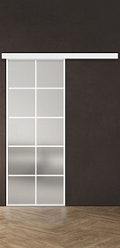 Межкомнатная дверь Спейс Ап 9 White - фото