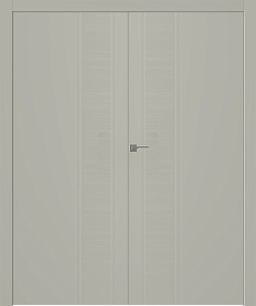 Межкомнатная дверь Твинвуд 1 Эмаль шёлк Двойная - фото