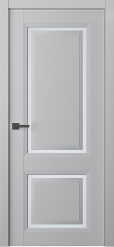 Межкомнатная дверь Аурум 2 Эмаль пепельный - фото