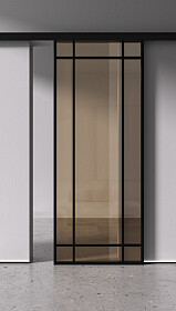 Межкомнатная дверь Спейс Ап 8 Black - фото