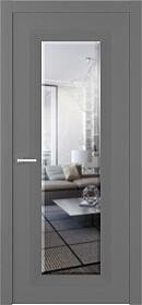 Межкомнатная дверь Либра 1 Эмаль графит - фото Межкомнатная дверь Либра 1 Эмаль графит - фото