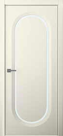 Межкомнатная дверь Аргентум 1D Эмаль шампань - фото