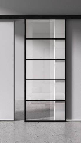 Межкомнатная дверь Спейс Ап 4 Black - фото