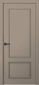 Межкомнатная дверь Ламира 2 Эмаль мокко - фото