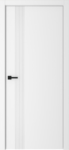 Межкомнатная дверь Прая Эмаль белый - фото