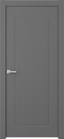 Межкомнатная дверь Белла 1 Эмаль графит - фото
