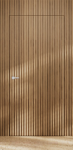 Межкомнатная дверь Скрытая с баффле - фото