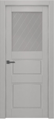 Межкомнатная дверь Инари Эмаль пепельный - фото