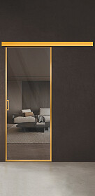 Межкомнатная дверь Спейс Ап 1 Gold - фото