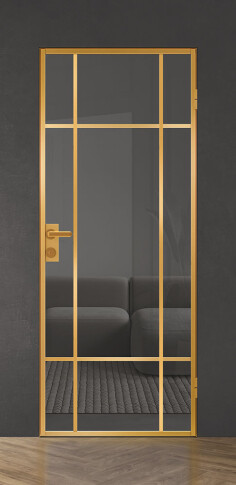 Межкомнатная дверь Спейс Апр 7 Gold - фото