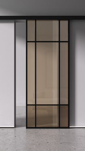 Межкомнатная дверь Спейс Ап 7 Black - фото