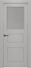 Межкомнатная дверь Инари Эмаль пепельный - фото