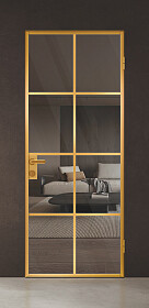 Межкомнатная дверь Спейс Апр 5 Gold - фото Межкомнатная дверь Спейс Апр 5 Gold - фото