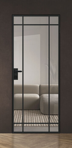 Межкомнатная дверь Спейс Апр 8 Black - фото