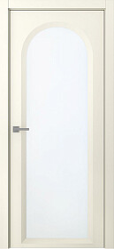 Межкомнатная дверь Аргентум 1E Эмаль шампань - фото