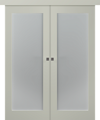 Дв.полотно Пвдощ "Кремона 1" Эмаль Шёлк 2,0-0,6 Мателюкс Белый Каленый Купе двойное