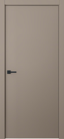 Межкомнатная дверь Базис Эмаль мокко - фото