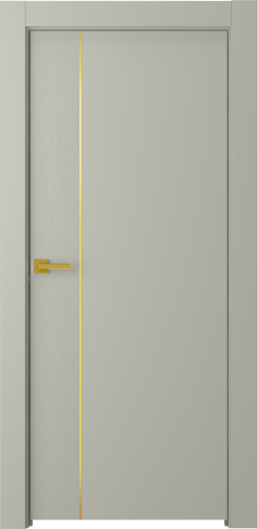 Межкомнатная дверь Вега 1 Молдинг Золото Эмаль шёлк - фото Межкомнатная дверь Вега 1 Молдинг Золото Эмаль шёлк - фото