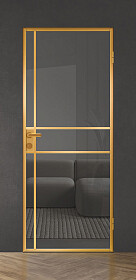 Межкомнатная дверь Спейс Апр 6 Gold - фото