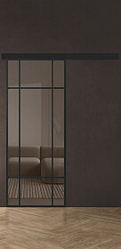 Межкомнатная дверь Спейс Ап 7 Black - фото