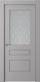 Межкомнатная дверь Роялти Эмаль пепельный - фото